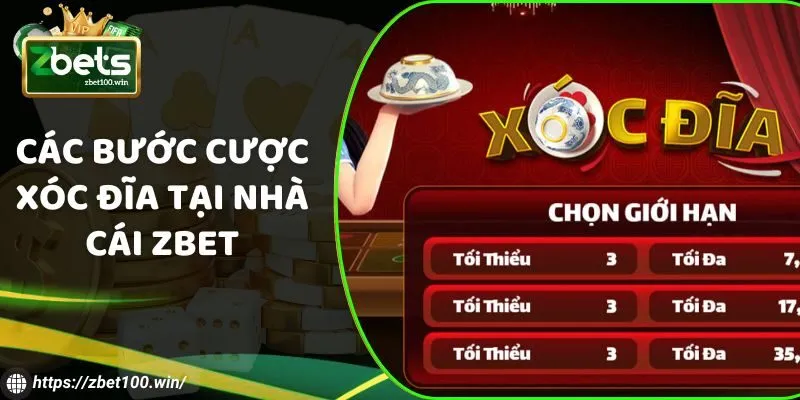 Các bước cược Xóc đĩa tại nhà cái ZBET