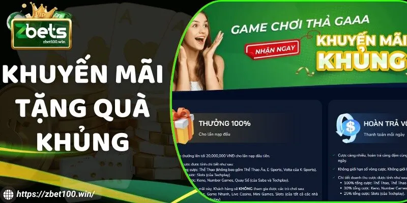 Khuyến mãi hot liên tục tặng quà người chơi